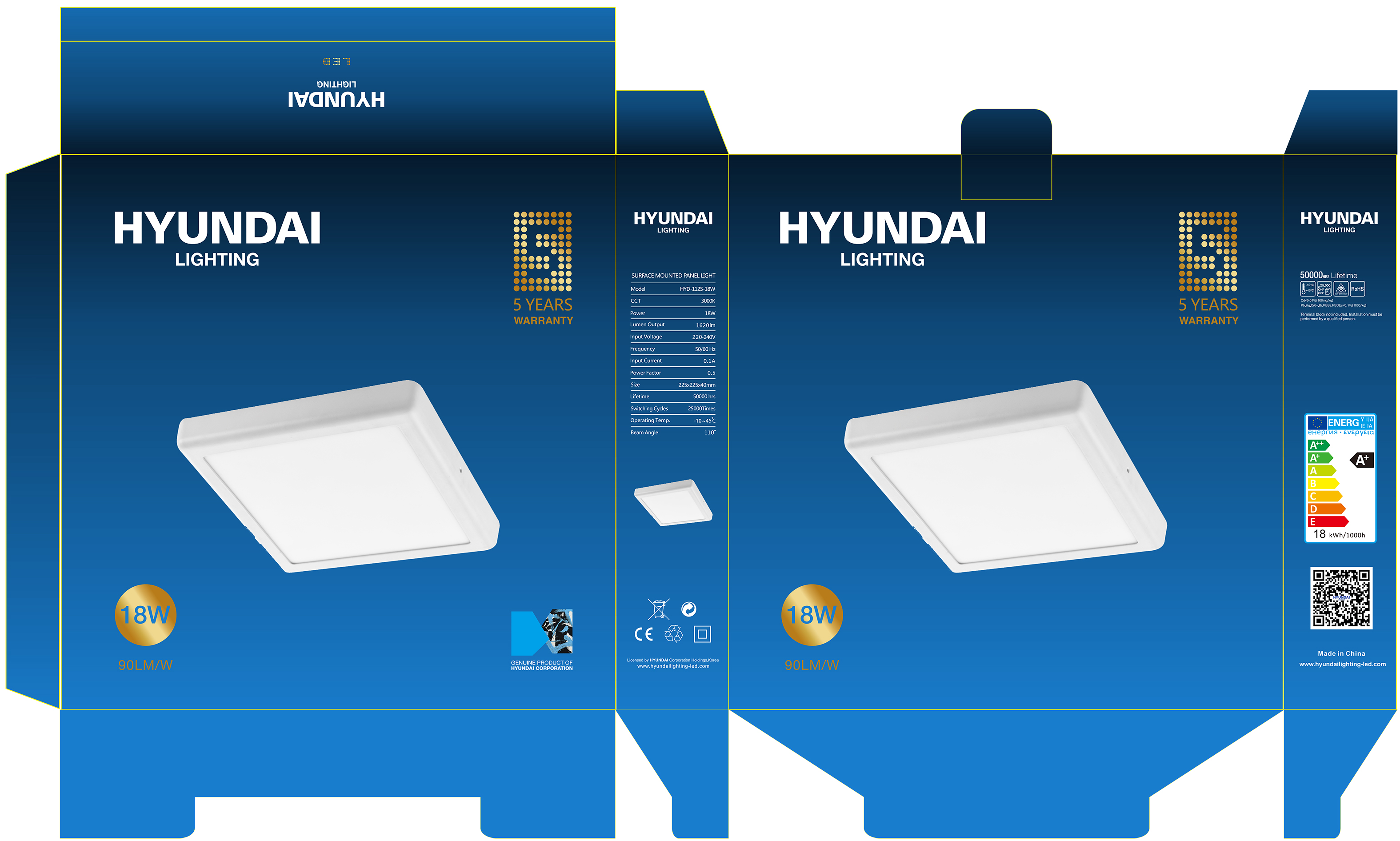 Lampu panel